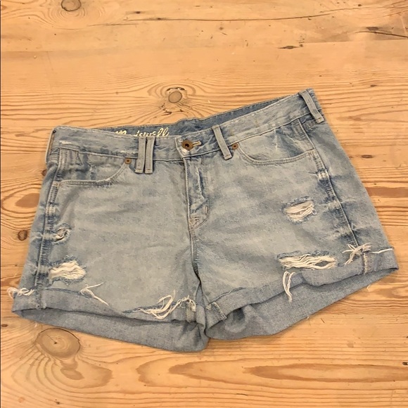 Madewell Pants - Madewell Distressed Denim Shorts